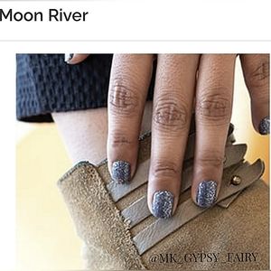 Last chance! COLOR STREET Moon River Nail Polish Strips Silver Glitter